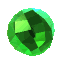 Grüner Diamant Transparent