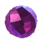 Violetter Diamant Transparent