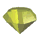 Gelber Diamant auf Weiß Klein