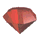 Roter Diamant auf Weiß Klein